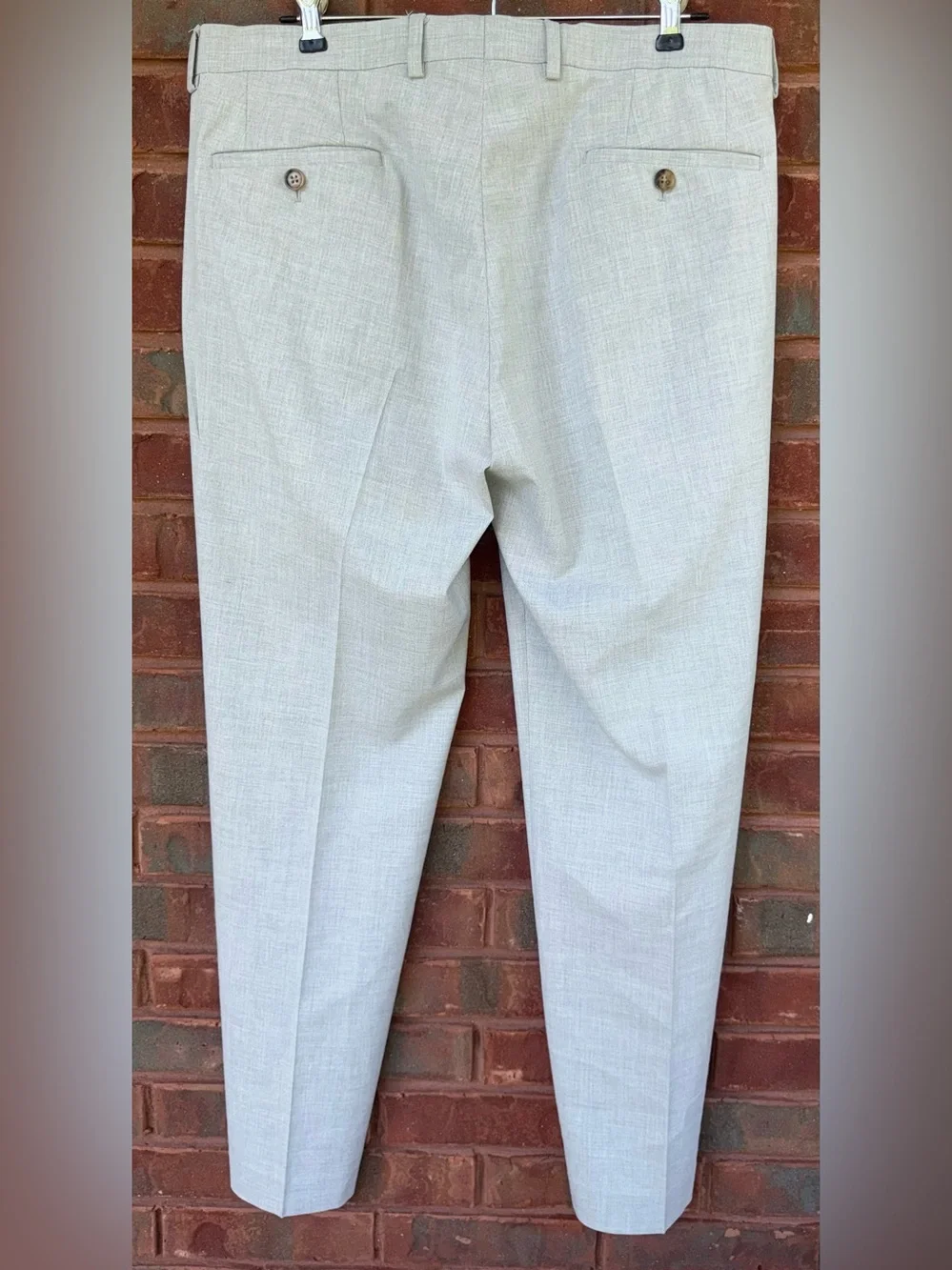 Ralph Lauren Men's Dress Golf Pants 34W X 30L Rn#90736 Light Gray Flat Front